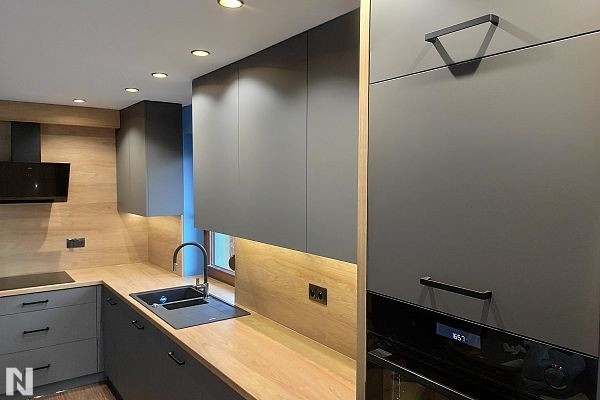 Szary 85383 Mat, Realizacja Pogoda Meble