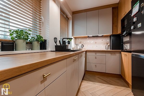 Acryux Mat AFP Jasny Szary 85468M - matowe fronty - realizacja Dal Meble